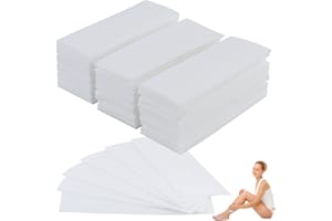 RNBEVANSANNE 150 Pieces Waxing Strips for Hair Removal, Non Woven Face Wax Paper for Women Facial Body Arms Legs Hair Cleaning and Remover (3.8×10cm, 1.6 x 3.9 Inch)