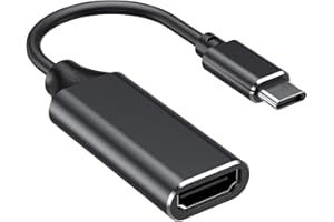RAYCUE USB-C-zu-HDMI-Adapter 4K für Mac OS, Typ-C-zu-HDMI-Adapter [Thunderbolt 3], kompatibel mit MacBook Pro 2019/2018/2017, MacBook Air, Galaxy, Dell XPS, Pixelbook, Microsoft und mehr (1 Packung)