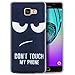 Produktbild Saxonia Samsung Galaxy A5 (2016) Hülle Silikon Case Schutzhülle Ultra Slim Back Cover mit Motiv Dont Touch My Phone