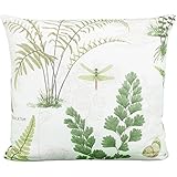 Kissen Quadrat Gräser Farn Insekten (11487)