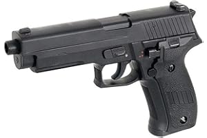 Cyma Airsoft P226 Electric Pistol AEP Semi/Automatic CM122 (0.5 Joules) Black Cylinder Head Metal