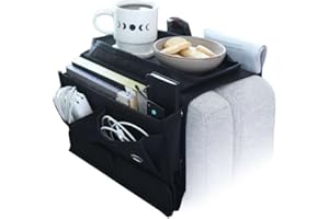 High Street TV Couch Potato Caddy - The Ultimate Multi-Pocket Sofa Organiser - 6-Pocket Sofa Storage - Perfect to Store Your Remote Control, Phone or Book - Makes a Thoughtful Gift