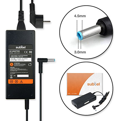 subtel® Premium Ladegerät (65W, 3.33A, 19,5V) für HP EliteBook 725 G3 / 745 G3 / 755 G3 / 820 G3 / 840 G3 / 850 G3 / Folio 1020 G1 / Folio 1040 G1 / Folio 1040 G2 / ProBook 470 G3 - 3