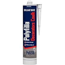 Polycell Trade Polyfilla Decorators Caulk Filler Sealer Sealant White 380ml | UK - View #9