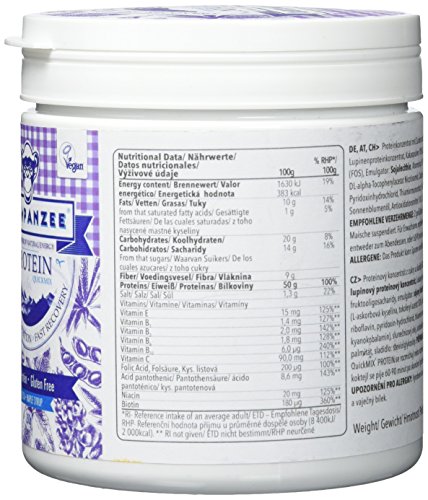 Chimpanzee Quick Mix Shake Protein Beutel Á 350 G Kakao & Ahornsirup (VE 1/Preis Pro Beutel) Ernährung, Violett, Standardgröße - 2