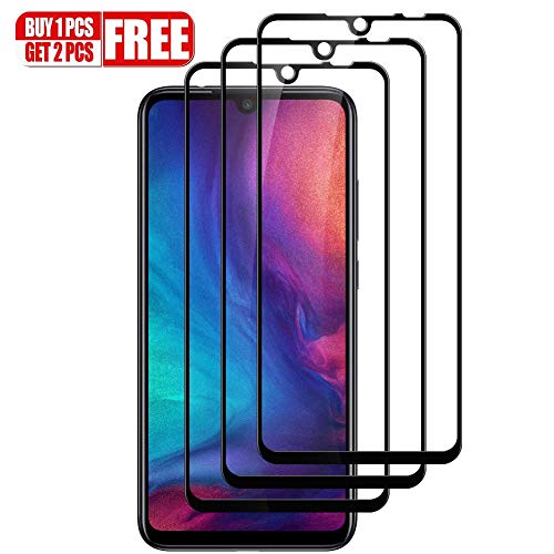 [3 Unidades] Protector de Pantalla Xiaomi Redmi Note 7/Xiaomi Redmi Note 7 Pro, Cristal Templado Xiaomi Redmi Note 7/Xiaomi Redmi Note 7 Pro, Alta Definicion, 9H Dureza, Resistente a Arañazos