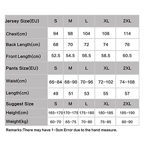 Lixada Kurzarm Herren Fahrradbekleidung MTB Radtrikot - 2