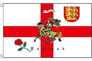 AZ FLAG - England Saint George Charger Flag - 3x5 Ft - 100D Polyester English Banner with Two Metal Grommets - Fade Resistant - Vivid Colors - 3' x 5' Feet - 150x90 Cm