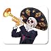 Produktbild Mouse Pads Day Mexican Trumpet Player DEA De Los Muertos Skull Dead Mouse Pad
