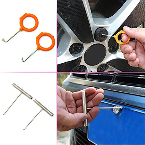 Panel Werkzeug zum Entfernen 12 PCS – PREMIUM Auto Trim Polster Entnahme-Set für Tür Formen Dash Panel Demontage Werkzeug Auto Radio Audio installieren Tür Clip Pry Tool Universal KFZ Stereo Umbau Toolkit - 5
