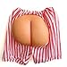 Produktbild Unisex Funny False Ass Exposed Buttocks Shorts f¨¹r April Dummkopf Tag oder Halloween