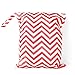 Tinksky Nappy Bag Washable Baby Diaper Wet Dry Bag Tote with Soft Snap Handle (Red)