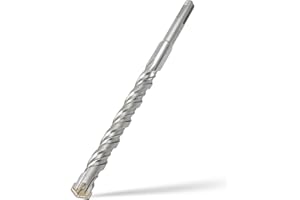 GOUK Foret SDS Plus 16mm x 160mm,avec 4 taillants en carbure et double vis,pour pierre naturelle,béton