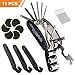 Produktbild Bike Repair Tool-Kits, emiup Multifunktions Tragbare Mountain Bike Werkzeuge und Reifenpanne, Kit mit 16 in 1 Multifunktions Werkzeug, 3 Reifenheber, 6 Notfall 42 Stück Patches und Metall Raspel für Outdoor Radfahren (11-teilig)