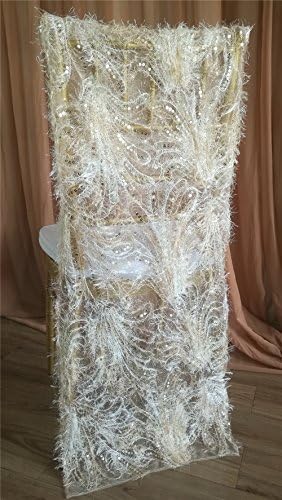 10pcs fancy luxury elegant pilose sequins wedding events chiavari chair back covers decoration