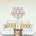Produktbild Hübsche Mandala Blume Kunst Wandtattoos Haus Schlafzimmer Spezielle Dekorative Vinyl Wandmalereien Aufkleber  WohnkulturWohnzimmer42x43 cm