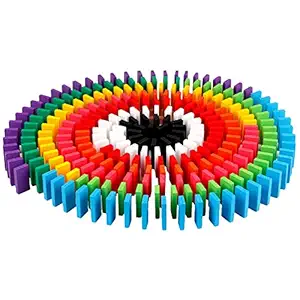 MAKS Colourful Wooden Set for Kids Educational Toy, Building Wooden Blocks, 120pcs