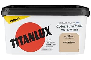 Titanlux Cobertura Total pintura para paredes Arena Safari 4L