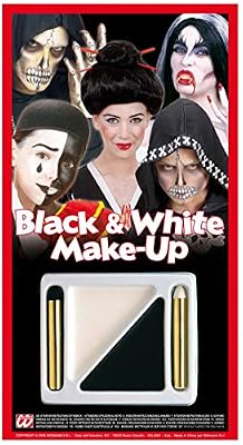 Widmann Set Maquillage Halloween Noir et Blanc