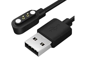 OcioDual USB Kabel do ładowania kompatybilny z Xiaomi Haylou LS01/LS02 Czarny 2-pinowy Ładowarka magnetyczna
