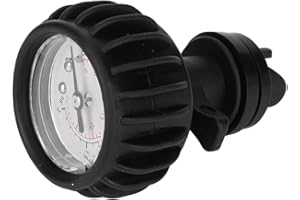 Ticfox Pressure gauge, barometer, air pressure gauge for inflatable boat Raft Kayak 30PSI 0-2BAR