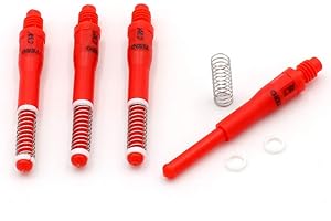 CUESOUL TERO AK7 Dart Shafts Resorte telescópico Incorporado, Juego de 4 Piezas