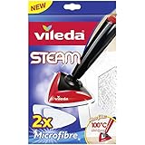 Vileda Recambio 100º/Steam - Gamuzas de microfibras para Vileda 100º y Steam