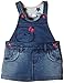 Chicco Baby Girls JUPE SALOPETTE Dungarees, Blue (bleu Moyen), 12-18 Months (Manufacturer size: 18 mois)
