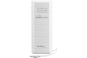techno line Capteur Thermique Alertes Mobiles MA 10101, Blanc