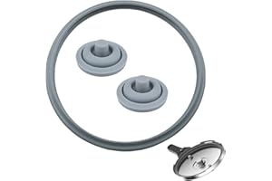 FERRADREND Guarnizione Pentola a Pressione per WMF,Silicone,Ø 22 cm Anello di Ricambio per Pentola a Pressione e 2 Guarnizione per Indicatore di Pressione,per WMF Perfect/Perfect Plus 3L, 4,5L, 6,5L, 8,5L