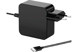 SCOVEE 65W USB C Caricabatterie,USB C Laptop Caricabatterie Per Mac Book Pro/Air,Lenovo Thinkpad Yoga,Huawei MateBook,HP ChromeBook,ASUS ZenBook,DDR4, 512GB SSD,Porte di Ricarica Type-C