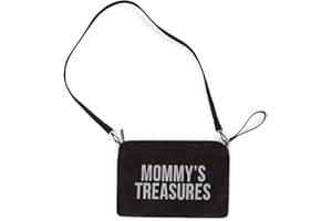 Childhome - Mommy Clutch - Black/Silver, Schwarz/Silber