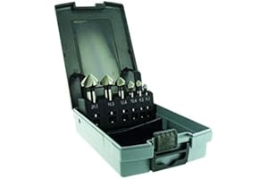 Coffret TIVOLY de 6 fraises à noyer DIN 335C HSS Cobalt 5% à 90° Ø 6,3 à 20,5 mm