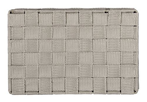 Wenko 22569100 Aufbewahrungskorb mit Badkorb mit Deckel und 4 Fächern, Polypropylen, taupe, 17 x 26 x 7.5 cm - 3