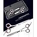 Surker Professional Hairdressing Scissors 6 inch Scissors Set With Comb And Hair Clippers Self Hair Cutting Case