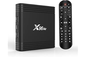 Xilibod Android 9.0 TV Box 2GB RAM/16GB ROM, S905X3 64-bit Quad Core Arm, G31™ MP2 GPU Processor,H.265 Decoding 2.4G WiFi Smart TV Box - Model No.: X96 Air 2GB 16GB
