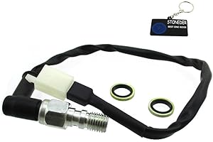 STONEDER Hydraulischer Bremslichtschalter für Yamaha WR250F WR450F, 90° Kopf, M10 x 1,25