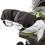 durch anknöpfen an den Griff ist der Handmuff sehr praktisch