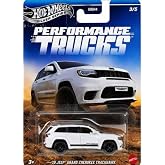 Hot Wheels Silver Series Performance Jeep Grand Cherokee Trackhawk kamyon basın&ccedil;lı d&ouml;k&uuml;m ara&ccedil;, 3/5