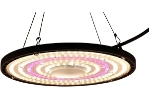 Plant Grow Light, 100W 150W 200W Full Spectrum Plant Grow Light UFO LED-lampa Solljus Hög PPFD For Inomhusväxthustälttillväxt