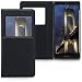 Produktbild kwmobile Hülle für Sony Xperia XZ2 - Bookstyle Case Handy Schutzhülle Kunstleder mit Sichtfenster - Flipcover Klapphülle Schwarz
