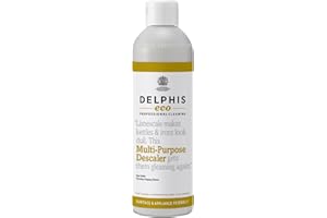 DELPHISECO Delphis EcoMulti Purpose Descaler - Plant-based, Vegan Descaler, Free from Hydrochloric Acid, Enzymes, Formaldehyde, VOCs and APEs, 350 ml