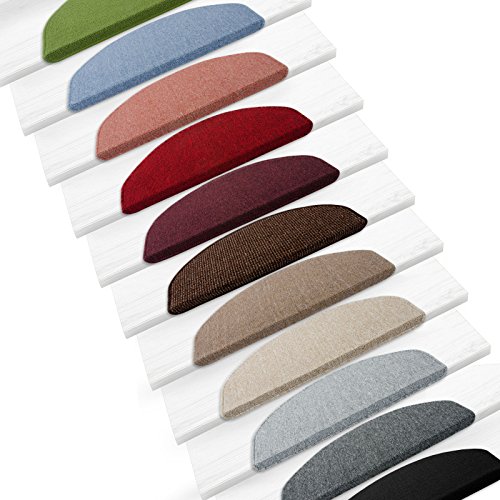 Preisvergleich Produktbild Floordirekt Stufenmatten London - 25x65cm - hellgrau