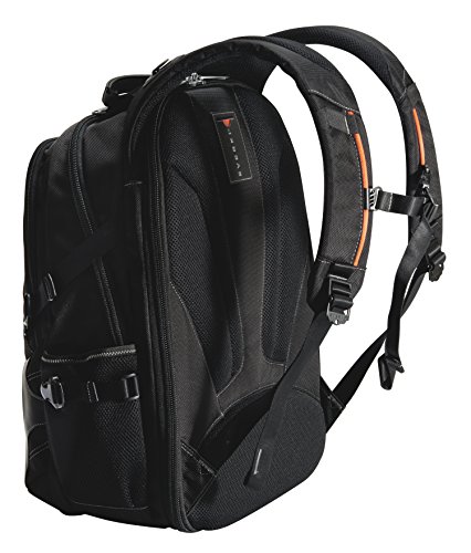 Everki Concept – Premium Laptop Rucksack für Notebooks bis 17,3 Zoll (43,9 cm) mit patentiertem Ecken–Schutz–System, Brillen-Hartschalenfach und weiteren hochwertigen Funktionen, Schwarz - 4