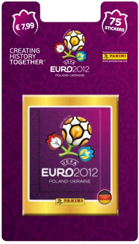 Panini 707997 – UEFA Euro 2012 Sammelsticker Tütenblister, 15 Stickertüten mit je 5 Stickern