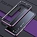Produktbild SOOCX Kompatibel für Huawei p30 pro Fall, ultradünne metallstoßstange stoßfest fallschutz Kratzfest case matt Shell metallic fühlen 6,47 Zoll case (Color : Black Purple)