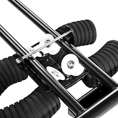 Ultrasport Bauchtrainer Ultra 150 Curved, Fitness Power AB Trainer, faltbar – multifunktionelle Bauchmuskeltrainingsstation für Muskelaufbau und Gewichtsreduktion - 4