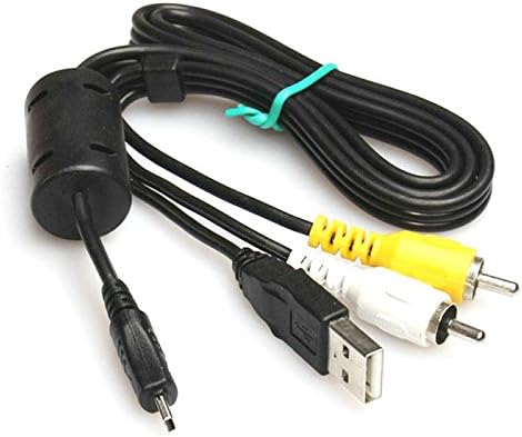 Keple | USB UC-E6 AV Audio Video Cable Lead Cord for Fujifilm FinePix AX Series: AX500 / AX510 / AX550 / AX560