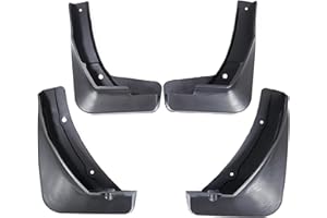 NOLLAM 4 Stücke Auto Schmutzfänger für VW T-ROC R R-Line 2017~2023, Auto Schmutzfänger Kotflügel Spritzschutz Protektoren Bausatz Auto Zubehör