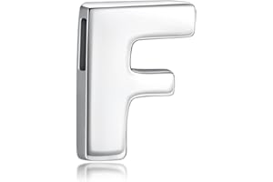 CANDYFANCY Ciondolo con Iniziale Argento 925 Amore Cuore Simboli & Pendente Personalizzata Alfabeto Nome A-Z Collana Piccolo Catena Donna Uomo